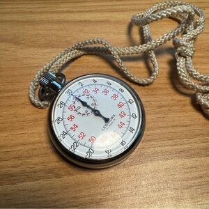 Vintage Leonidas 7 Jewel Swiss Made Stop Watch